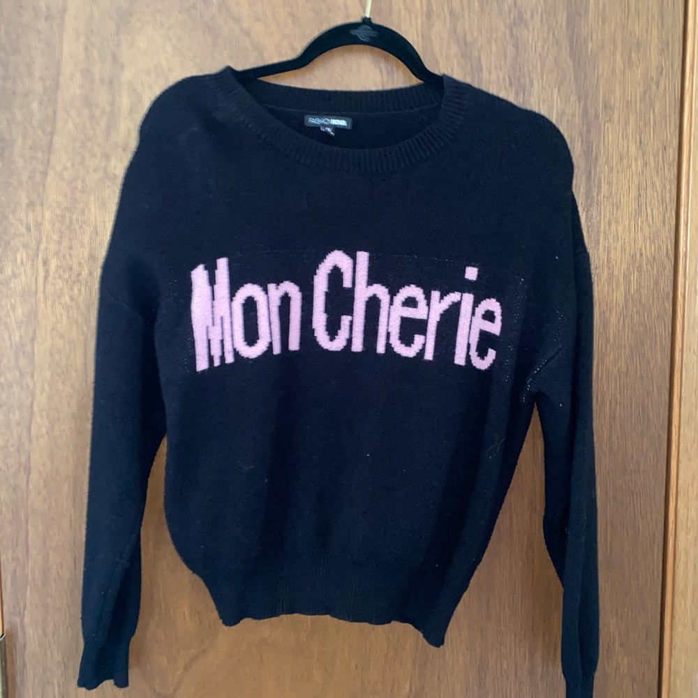 LIKE NEW! MON CHERIE CREWNECK.